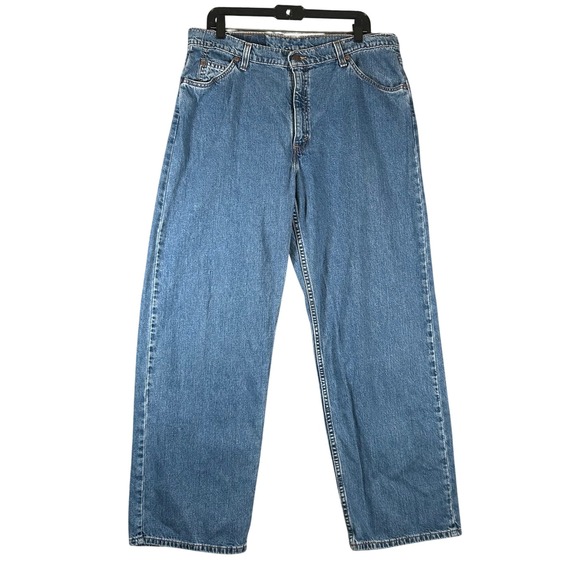 Levi's Wide Leg Jeans Womens Size 16 Medium Wash Denim - Picture 1 of 14